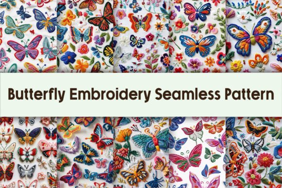 Butterfly Embroidery Seamless Pattern Review for Gift Creators