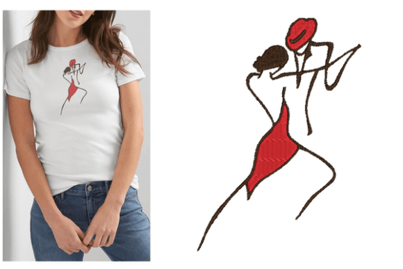 Couple Dance Embroidery Designs: A Stylish Addition to Sweatshirts