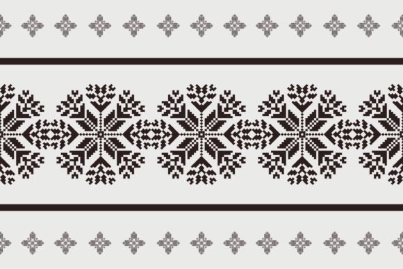 Embroidery Floral Border Runner Pattern Review