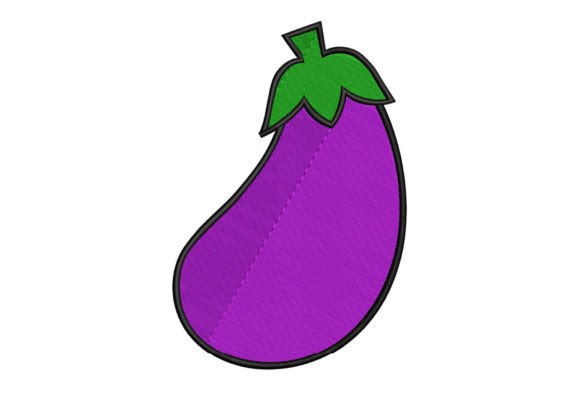 Embroidery for Aubergine Enthusiasts