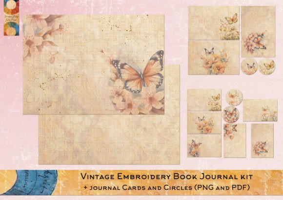 Vintage Embroidery Book Journal Kit Review for Real Projects